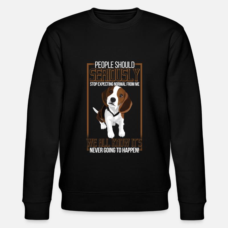 Beagle - Stanley/Stella Unisex Bio-Sweatshirt CHANGER  - Schwarz