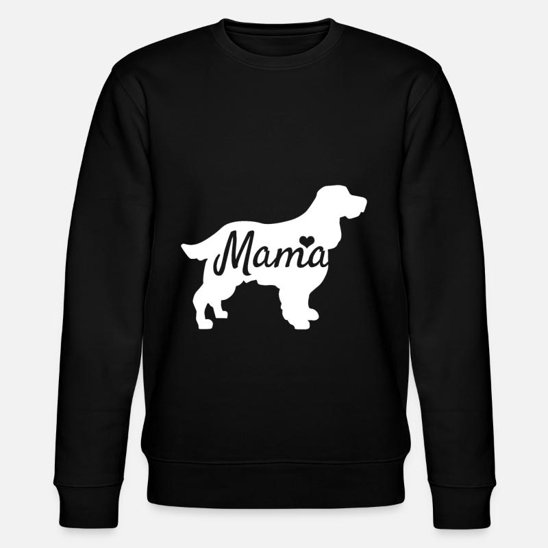 Cocker spaniel - Stanley/Stella CHANGER Unisex Organic Sweatshirt - black