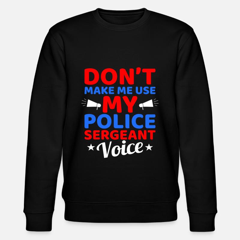 Polizei - Stanley/Stella Unisex Bio-Sweatshirt CHANGER  - Schwarz