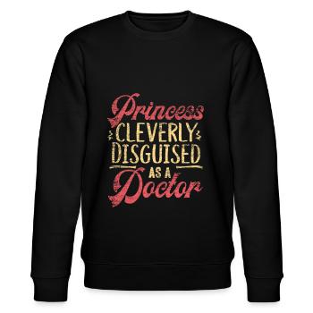 doctor - Stanley/Stella CHANGER Unisex Organic Sweatshirt - black - Front - Nik (191cm) & Marisol (170cm)