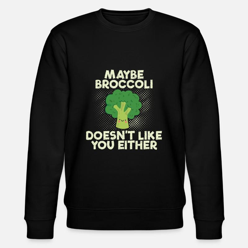 broccoli - Stanley/Stella CHANGER Unisex Organic Sweatshirt - black