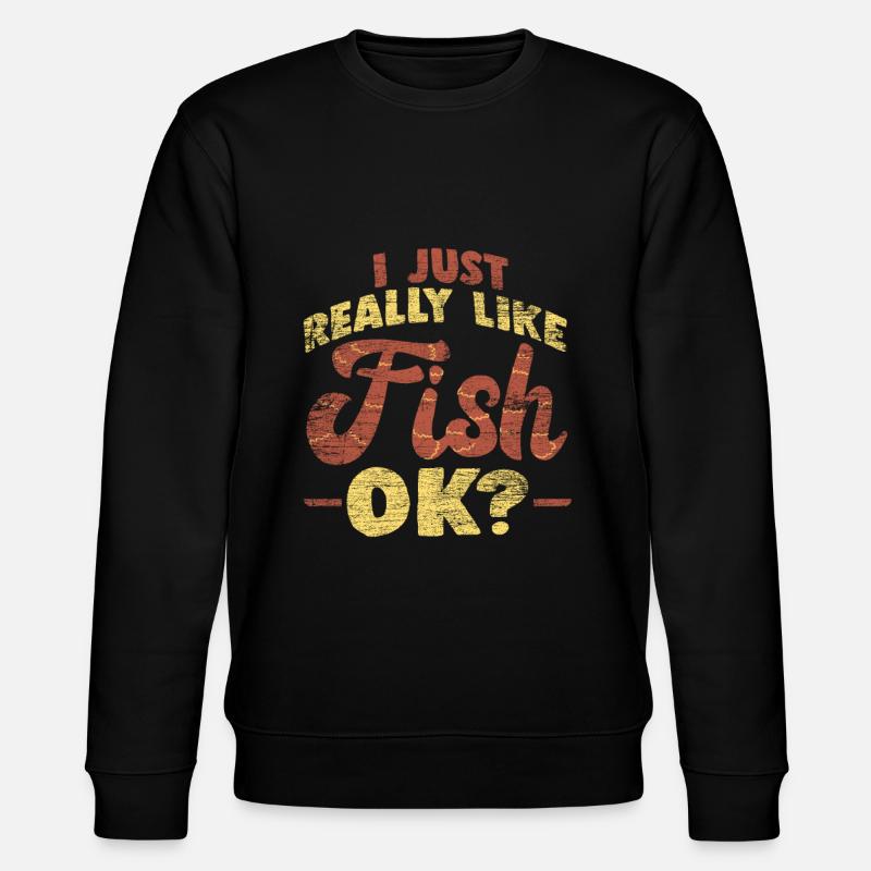 Poissons de pêche - Sweat bio CHANGER Stanley/Stella Unisexe - noir