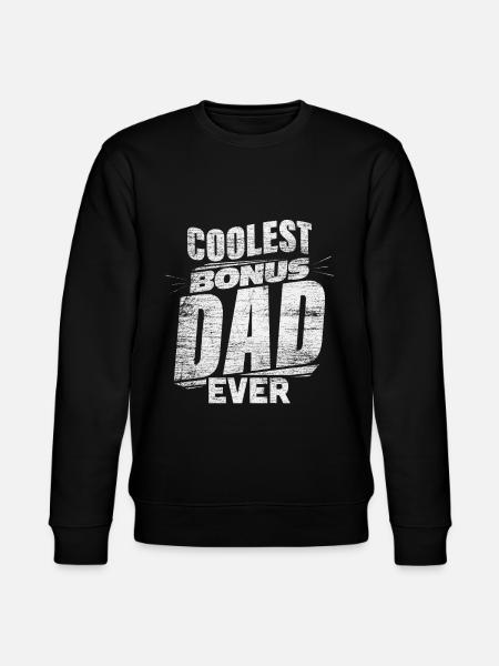 Stepfather bonus dad - Stanley/Stella CHANGER Unisex Organic Sweatshirt - black