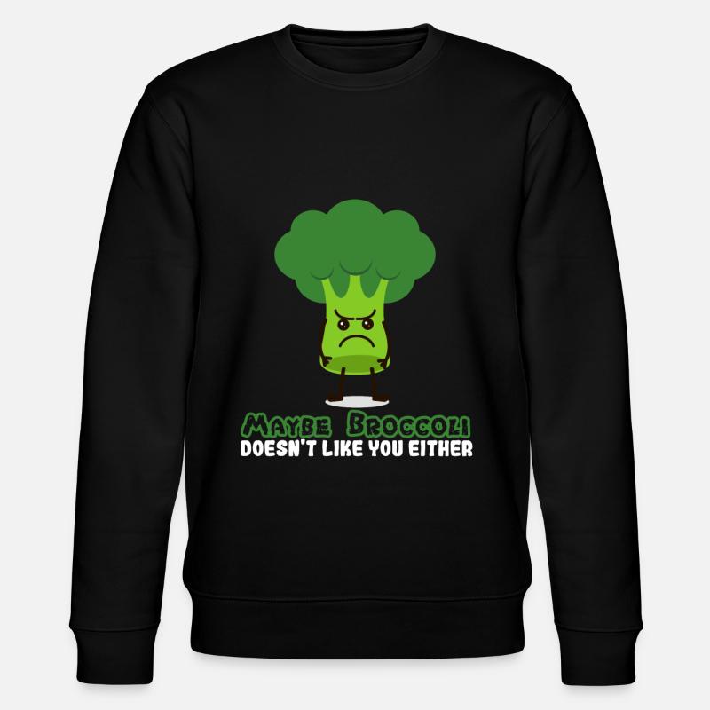 brocoli - Sweat bio CHANGER Stanley/Stella Unisexe - noir