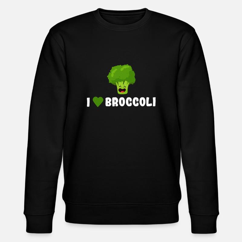 broccoli - Stanley/Stella CHANGER Unisex Organic Sweatshirt - black