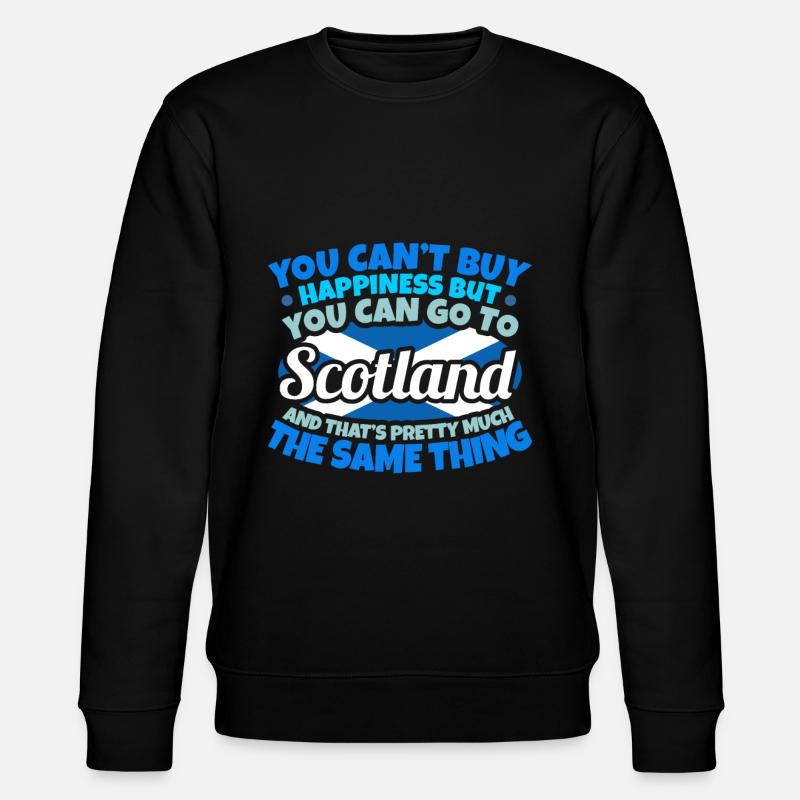 Schottland - Stanley/Stella Unisex Bio-Sweatshirt CHANGER  - Schwarz
