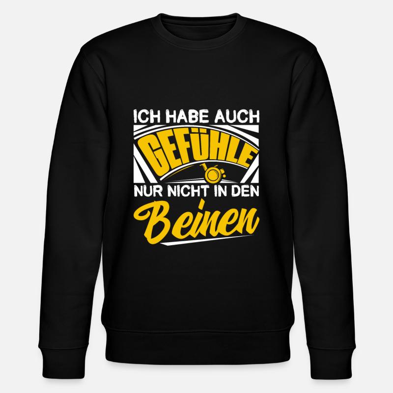 Querschnittsgelähmt Rollstuhl - Stanley/Stella Unisex Bio-Sweatshirt CHANGER  - Schwarz