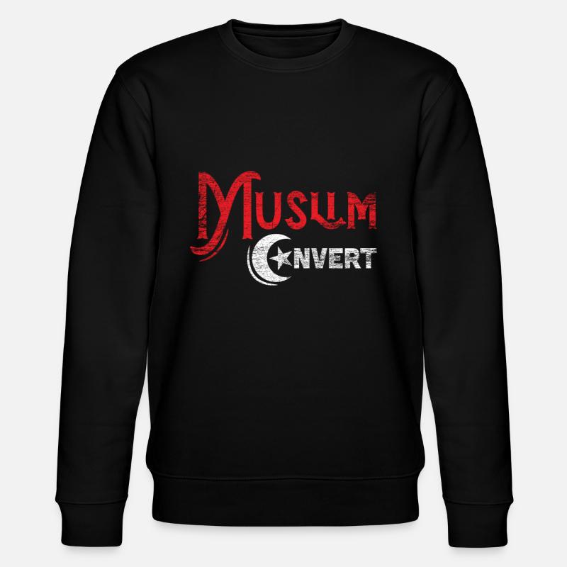 Muslim - Stanley/Stella Unisex Bio-Sweatshirt CHANGER  - Schwarz
