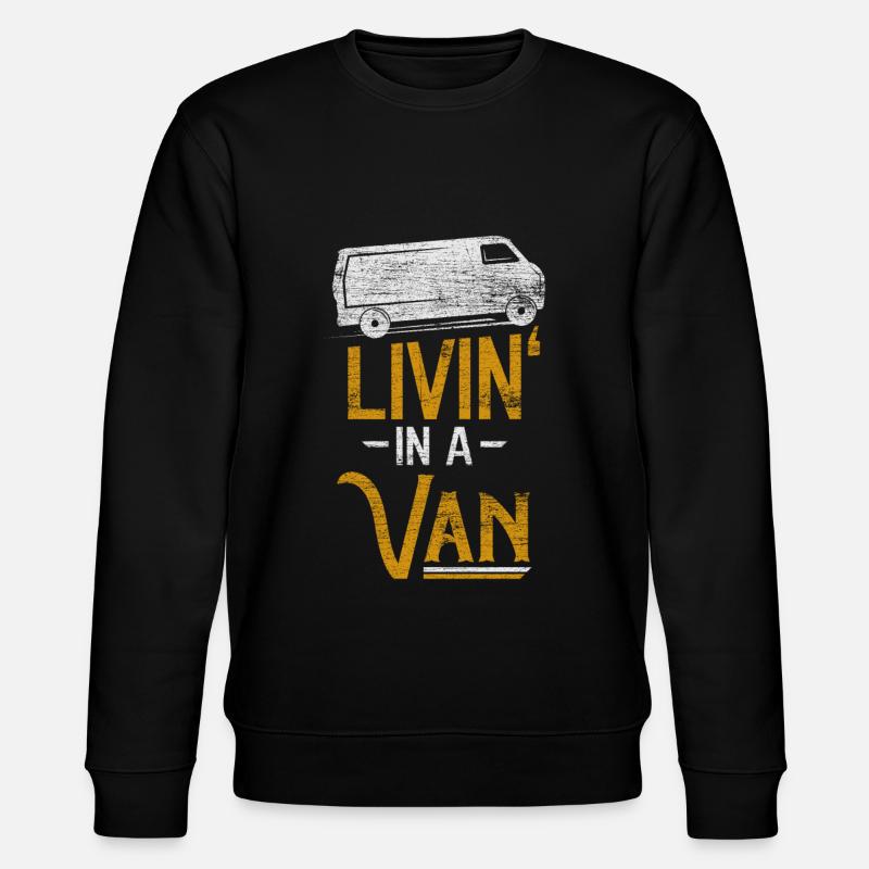 Camper van - Stanley/Stella CHANGER Unisex Organic Sweatshirt - black