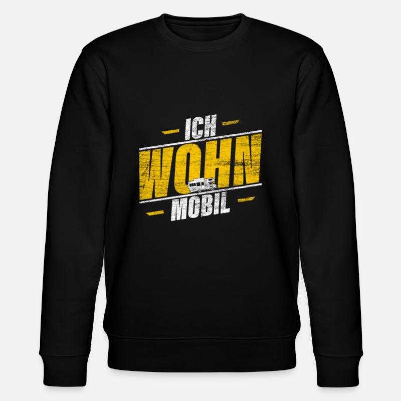 Wohnwagen Wohnmobil - Stanley/Stella Unisex Bio-Sweatshirt CHANGER  - Schwarz