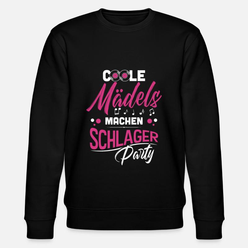 Filles Schlager - Sweat bio CHANGER Stanley/Stella Unisexe - noir