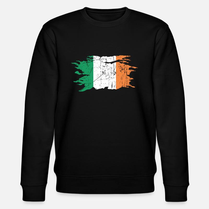 Irland - Stanley/Stella Unisex Bio-Sweatshirt CHANGER  - Schwarz