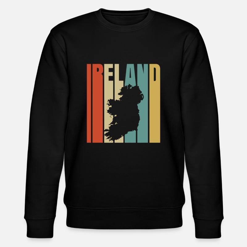 Irland - Stanley/Stella Unisex Bio-Sweatshirt CHANGER - Schwarz
