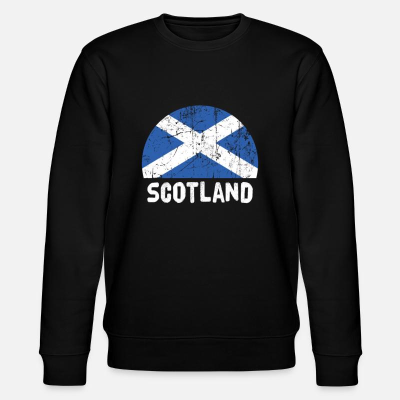 Schottland - Stanley/Stella Unisex Bio-Sweatshirt CHANGER  - Schwarz
