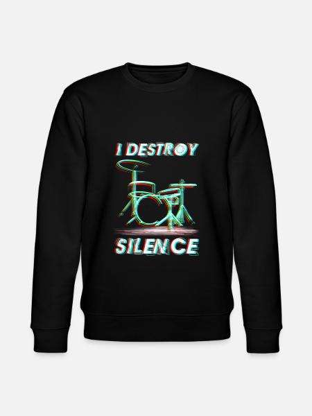 Drums drummer drummer gift - Stanley/Stella CHANGER Unisex Organic Sweatshirt - black