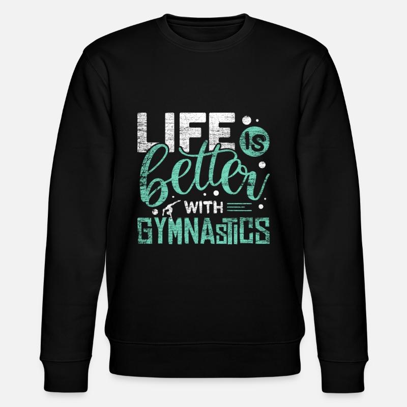 Turnen - Stanley/Stella Unisex Bio-Sweatshirt CHANGER  - Schwarz