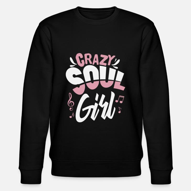 Soul Musik Mädchen - Stanley/Stella Unisex Bio-Sweatshirt CHANGER  - Schwarz