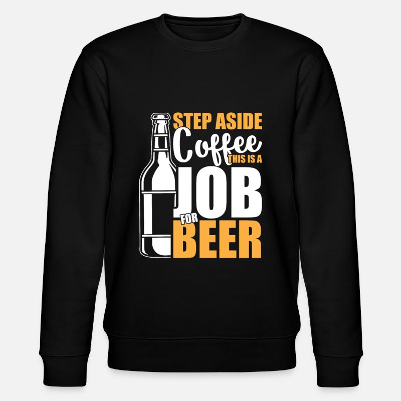bière - Sweat bio CHANGER Stanley/Stella Unisexe - noir