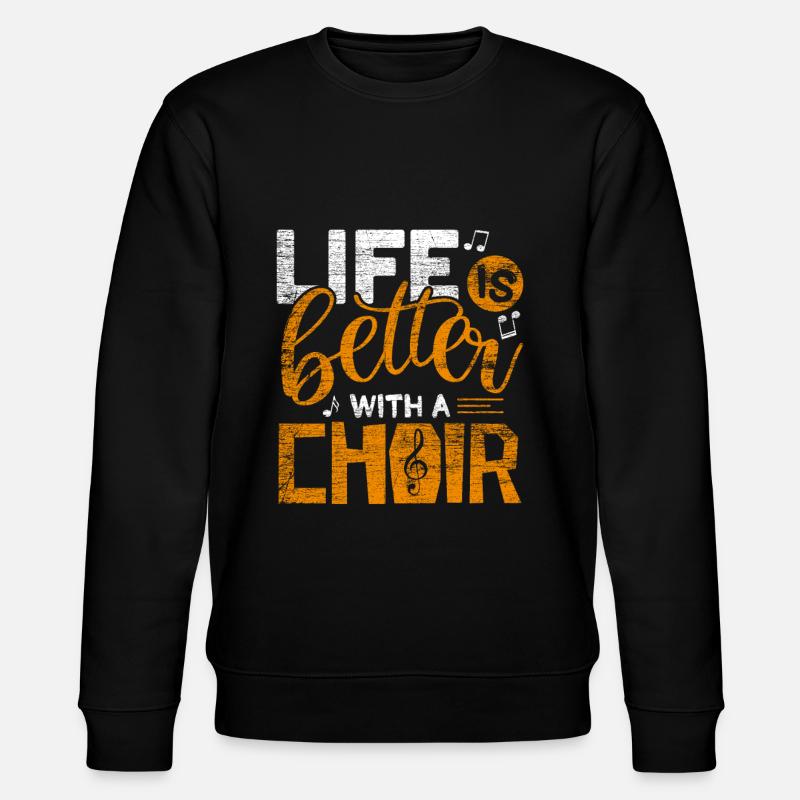 chorale - Sweat bio CHANGER Stanley/Stella Unisexe - noir