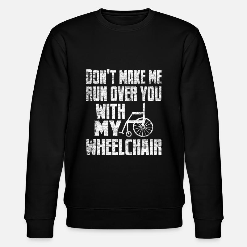 fauteuil roulant - Sweat bio CHANGER Stanley/Stella Unisexe - noir