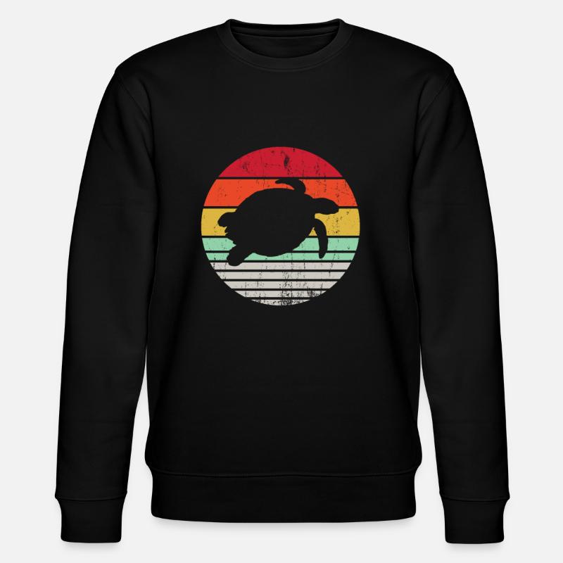 tortue - Sweat bio CHANGER Stanley/Stella Unisexe - noir