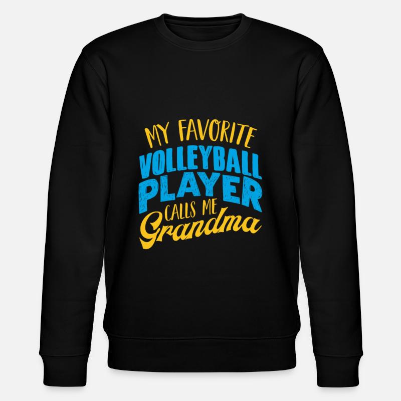 Grand-mère de volley-ball - Sweat bio CHANGER Stanley/Stella Unisexe - noir
