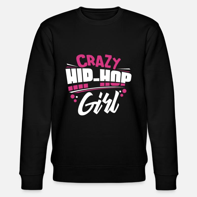 Hip Hop Mädchen - Stanley/Stella Unisex Bio-Sweatshirt CHANGER - Schwarz