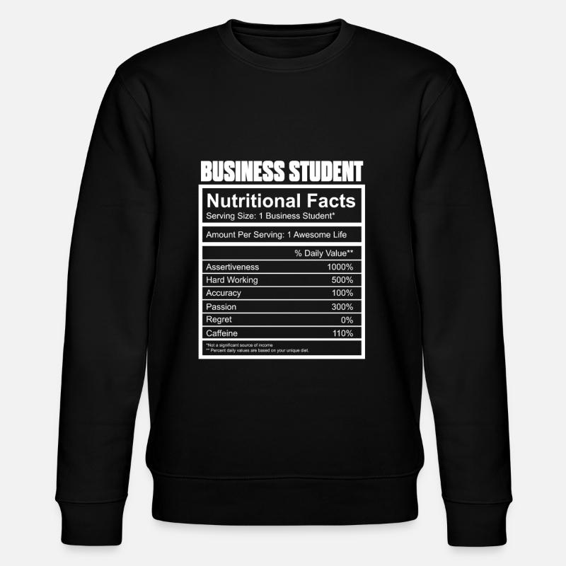 Business studies student - Stanley/Stella CHANGER Unisex Organic Sweatshirt - black