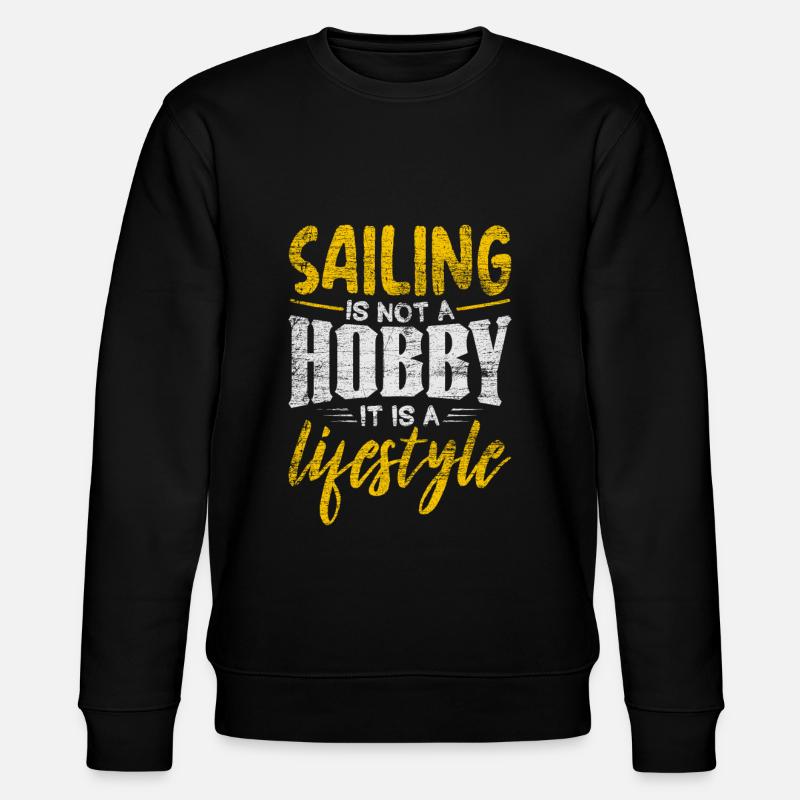 sailing - Stanley/Stella CHANGER Unisex Organic Sweatshirt - black