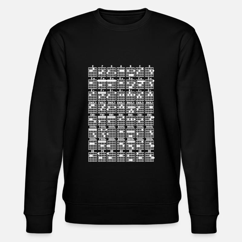 Gitarre - Stanley/Stella Unisex Bio-Sweatshirt CHANGER  - Schwarz