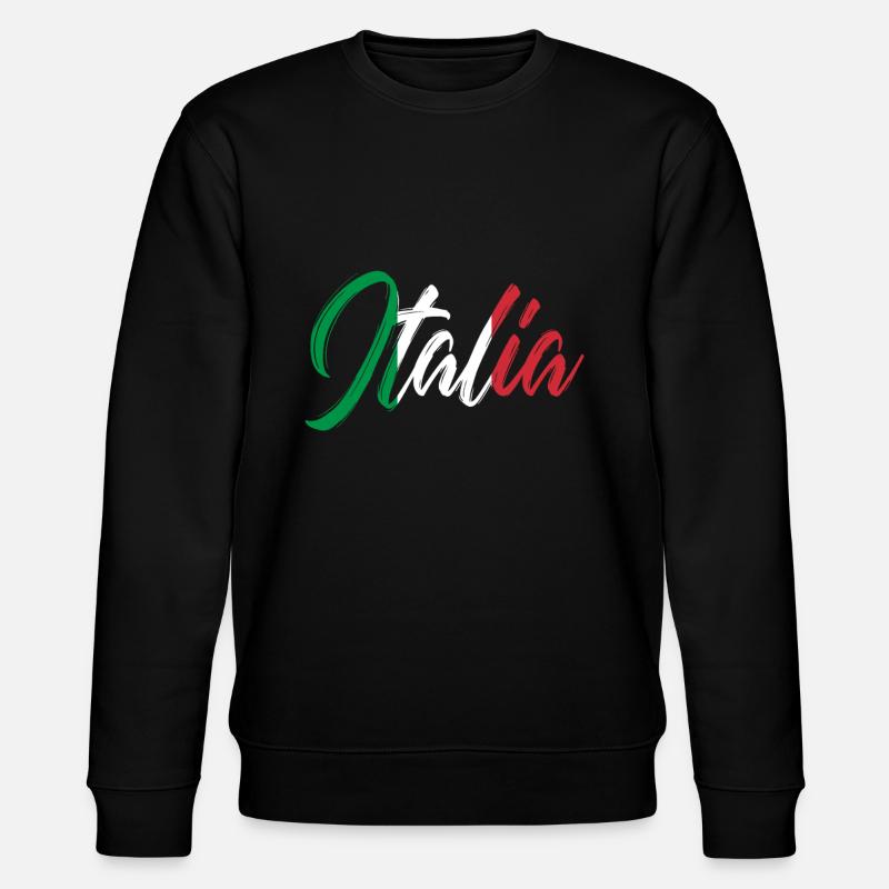 Italien - Stanley/Stella Unisex Bio-Sweatshirt CHANGER  - Schwarz