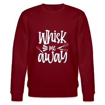 Cook - Stanley/Stella CHANGER Unisex Organic Sweatshirt - burgundy - Front - Nik (191cm) & Marisol (170cm)