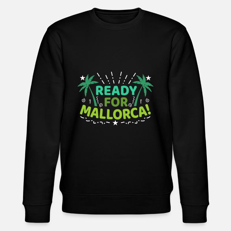 Mallorca - Stanley/Stella Unisex Bio-Sweatshirt CHANGER  - Schwarz