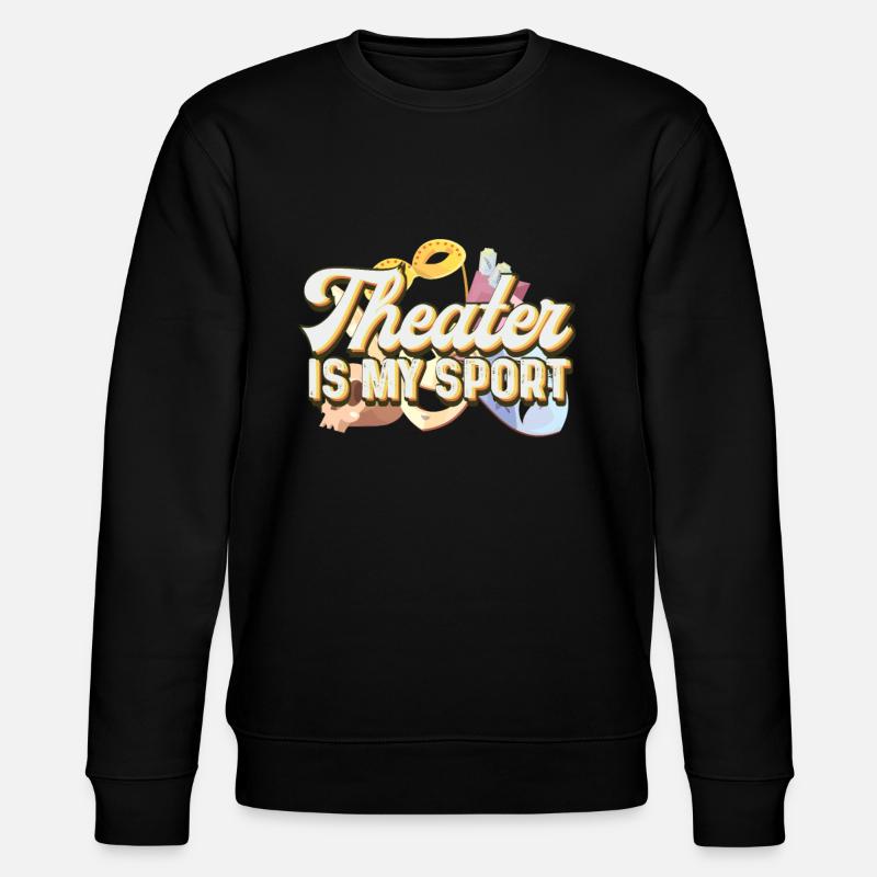 Schauspiel Theater - Stanley/Stella Unisex Bio-Sweatshirt CHANGER  - Schwarz
