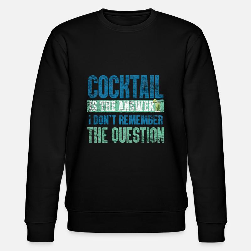 Cocktail Bar - Stanley/Stella Unisex Bio-Sweatshirt CHANGER  - Schwarz