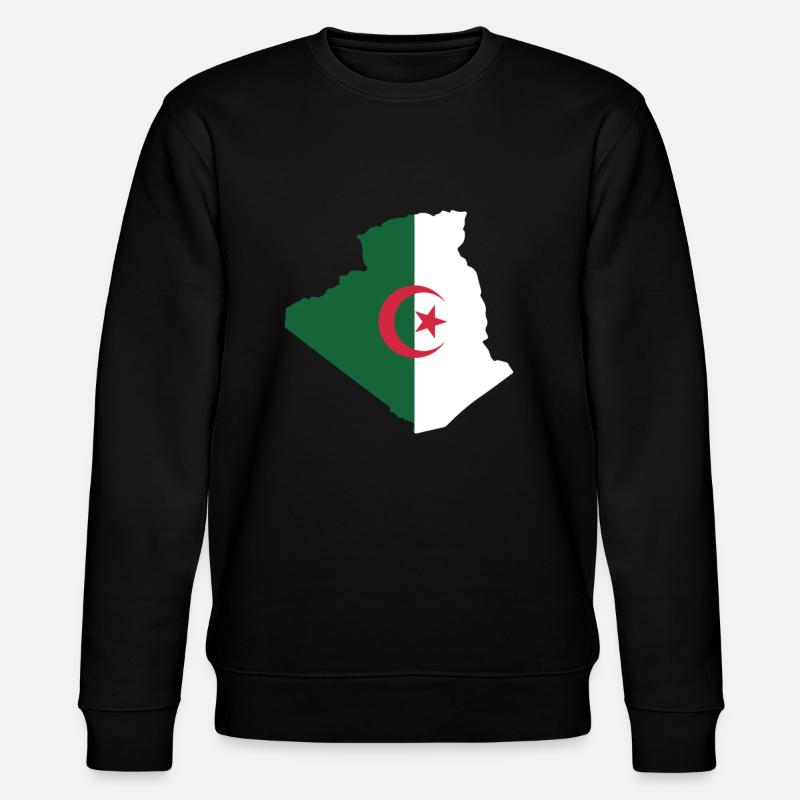 Algerien - Stanley/Stella Unisex Bio-Sweatshirt CHANGER  - Schwarz
