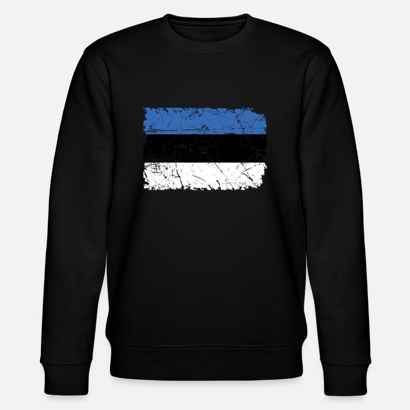 Estland - Stanley/Stella Unisex Bio-Sweatshirt CHANGER  - Schwarz
