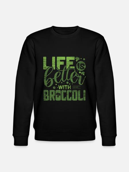 broccoli - Stanley/Stella CHANGER Unisex Organic Sweatshirt - black