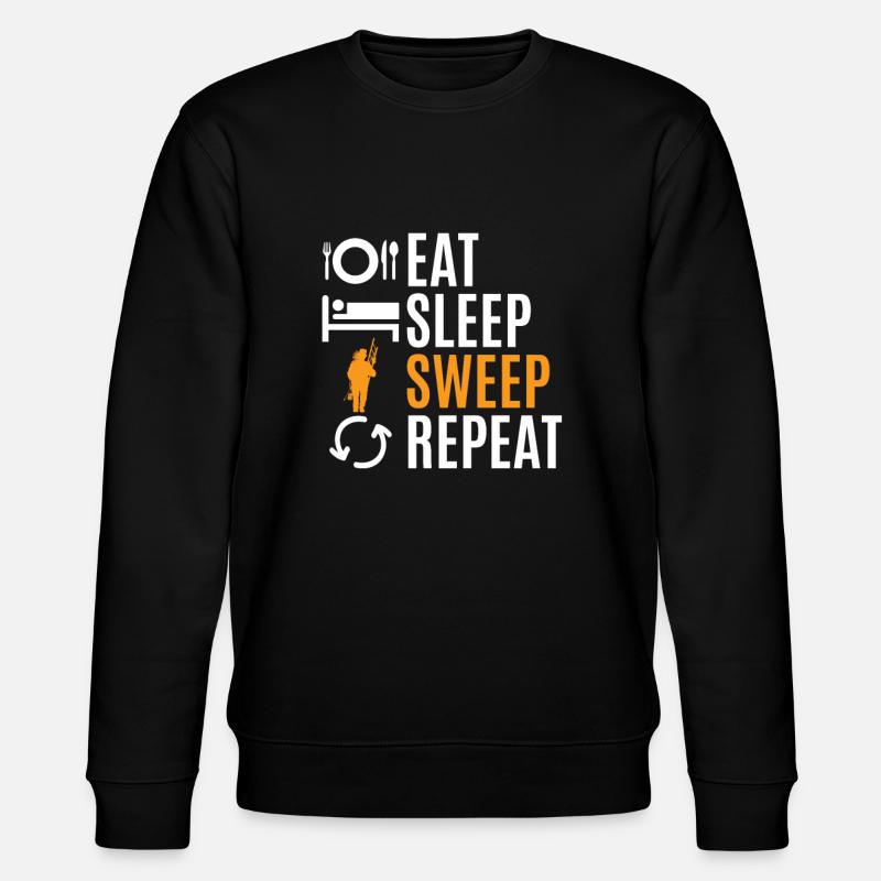 chimney sweeper - Stanley/Stella CHANGER Unisex Organic Sweatshirt - black