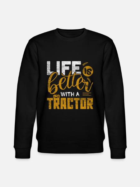 tractor - Stanley/Stella CHANGER Unisex Organic Sweatshirt - black