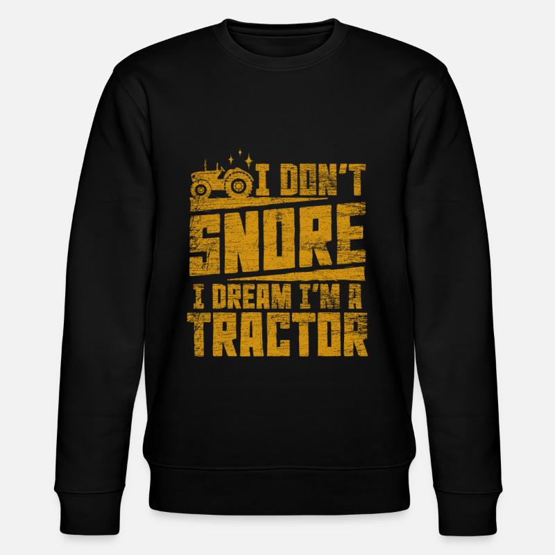 tractor - Stanley/Stella CHANGER Unisex Organic Sweatshirt - black