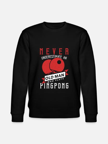 table tennis - Stanley/Stella CHANGER Unisex Organic Sweatshirt - black