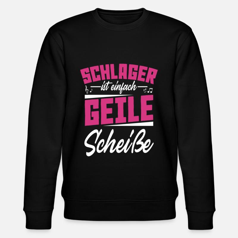 Schlager - Stanley/Stella Unisex Bio-Sweatshirt CHANGER  - Schwarz