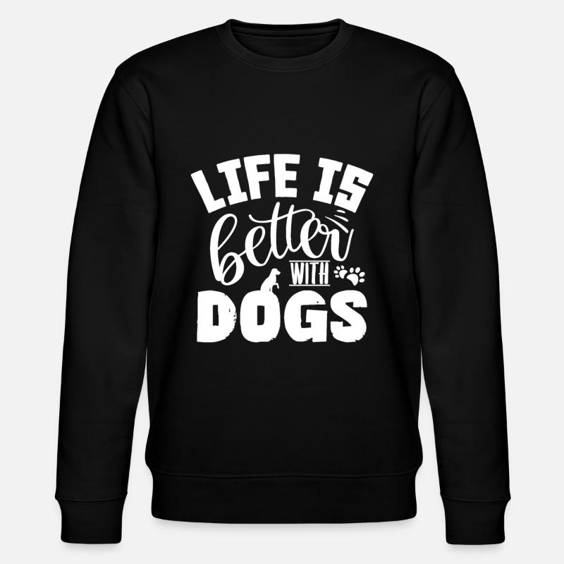 chien - Sweat bio CHANGER Stanley/Stella Unisexe - noir