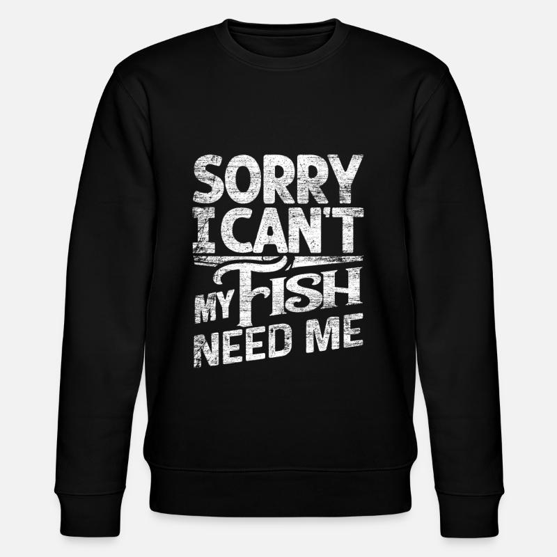 poisson - Sweat bio CHANGER Stanley/Stella Unisexe - noir