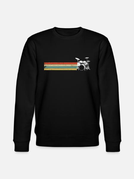 Drums - Stanley/Stella CHANGER Unisex Organic Sweatshirt - black