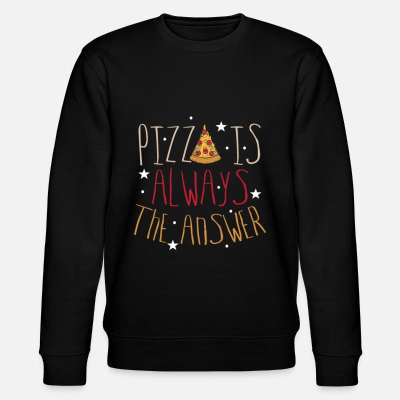 pizza - Sweat bio CHANGER Stanley/Stella Unisexe - noir
