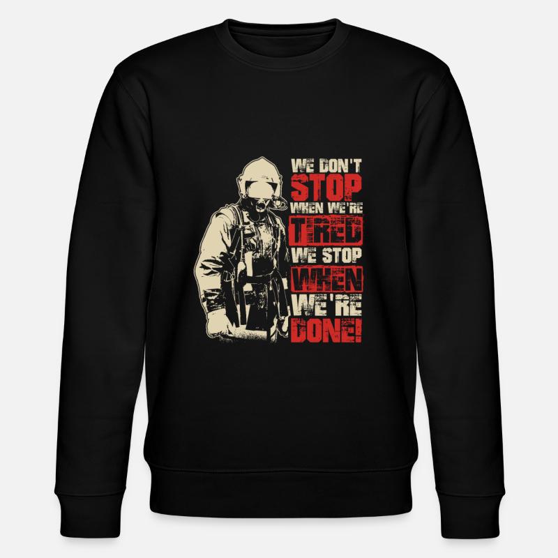 Firefighters fireman - Stanley/Stella CHANGER Unisex Organic Sweatshirt - black