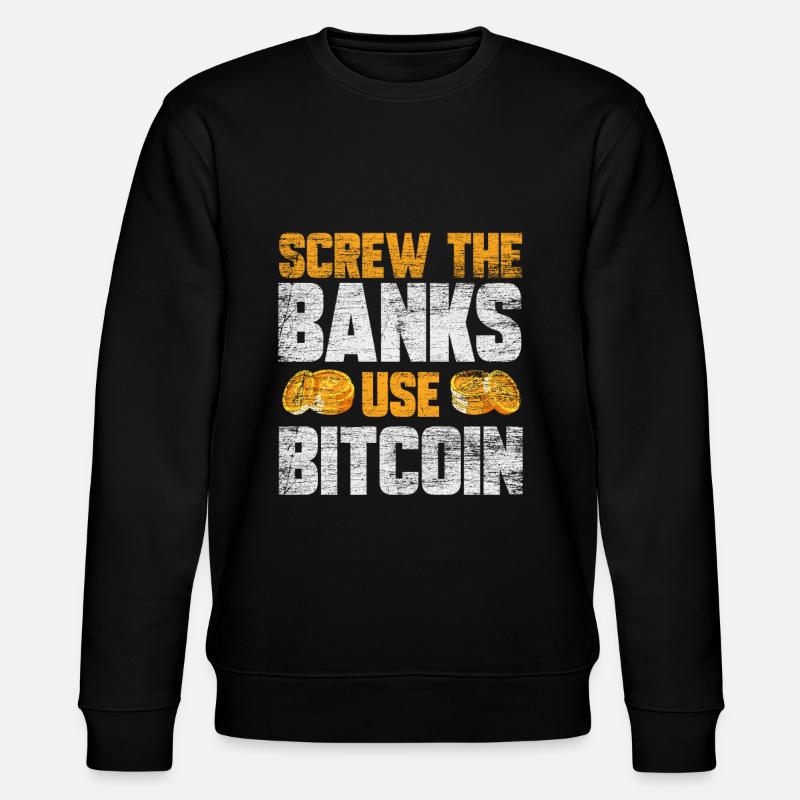 Bitcoin - Sweat bio CHANGER Stanley/Stella Unisexe - noir