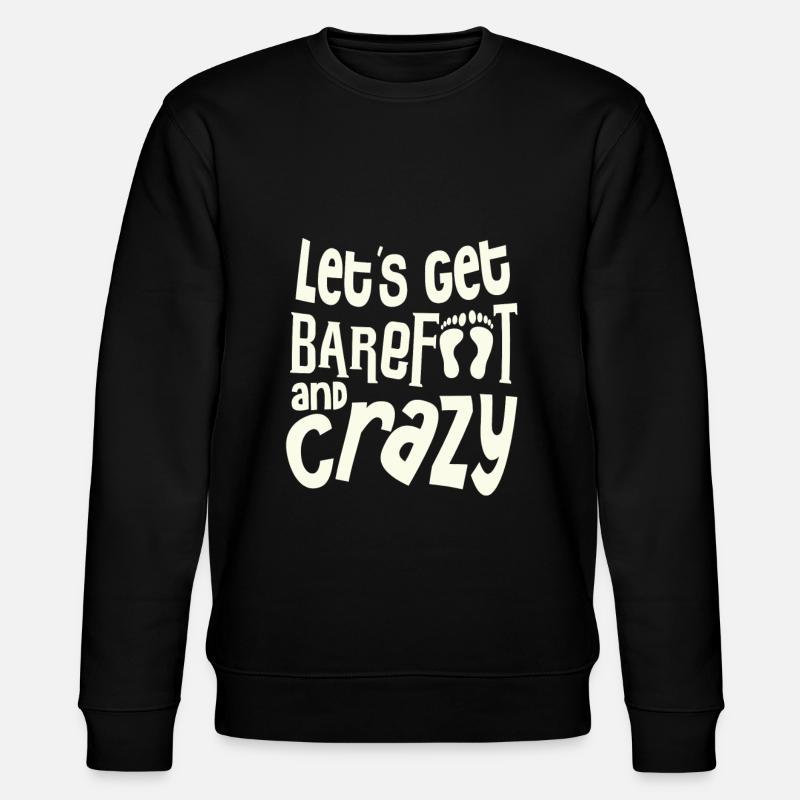 barefoot - Stanley/Stella CHANGER Unisex Organic Sweatshirt - black